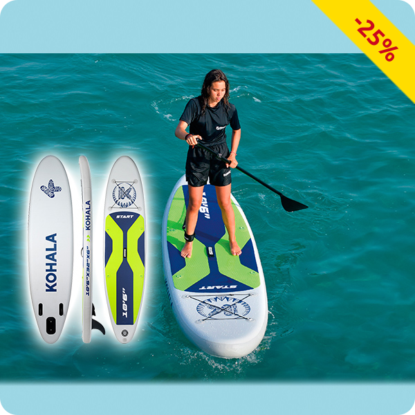 SUP für Anfänger, aufblasbar, L 320 x 81 cm