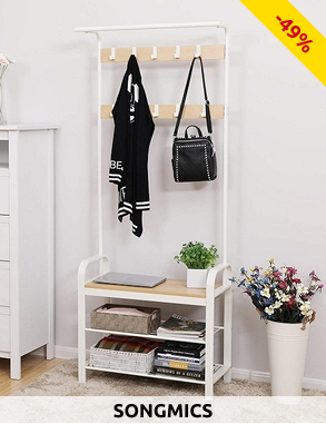 Garderobe «Retro», weiss