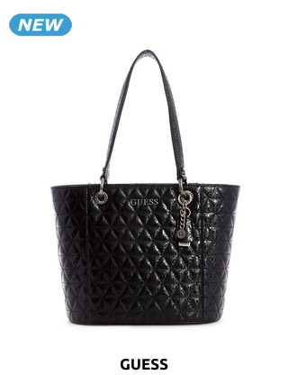 GUESS Handtasche «Noelle Elite», schwarz