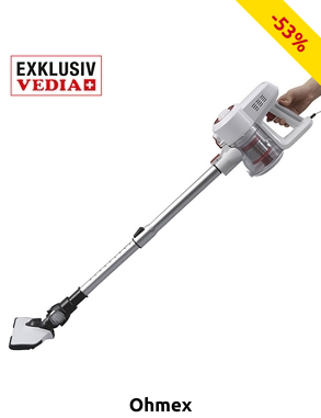 Ohmex Zyklon-Staubsauger 2-in-1, Kabelanschluss, VCL-6080MOP