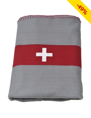 Fleecedecke «Swiss», 152 x 203 cm