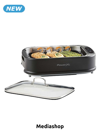 MEDIASHOP elektrischer Tischgrill «Power XL», wenig Rauch