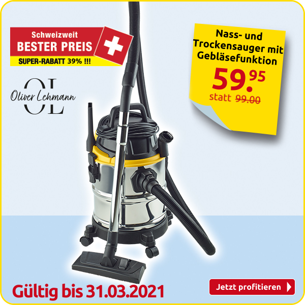 Oliver Lehmann Nass- und Trockensauger mit Gebläsefunktion