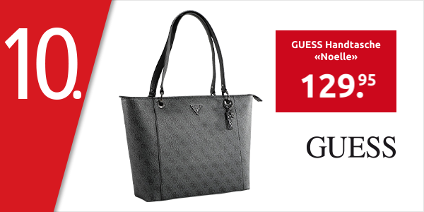 GUESS Handtasche «Noelle», in Schwarz mit Logo