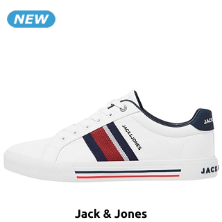 JACK & JONES Sneakers, weiss