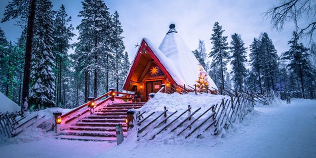 Finnland - Besuch beim Weihnachtsmann