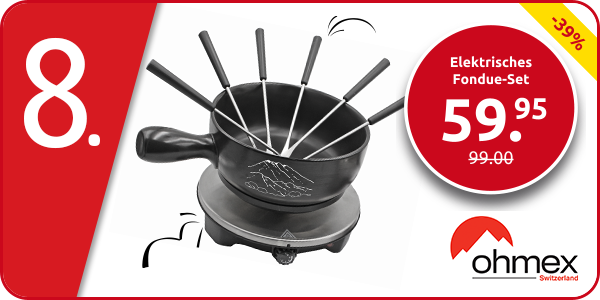 Elektrisches Fondue-Set von Ohmex
