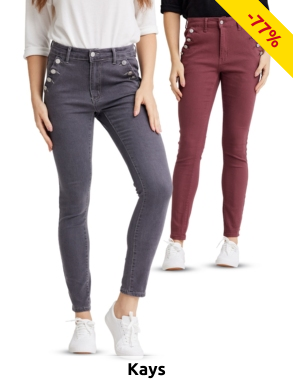 Jeans Push-up «Glamour», anthrazit