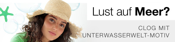 Lust auf Meer? | CLOG MIT UNTERWASSERWELT-MOTIV