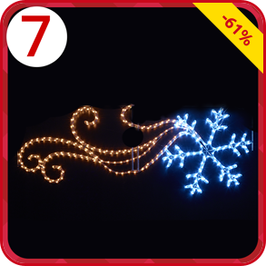 Lichterkette «Himmelsflocke»