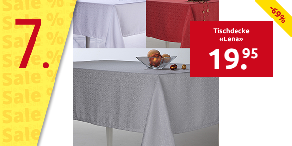 Tischdecke «Lena», 140 x 350 cm, rot