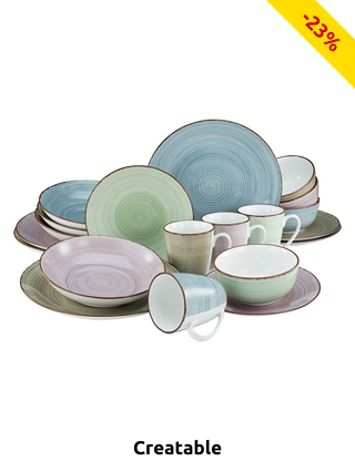 Creatable Kombiservice «Samba», 20-teilig