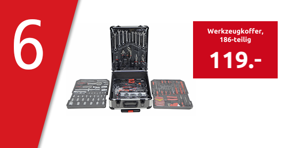 Werkzeugkoffer, 186-teilig