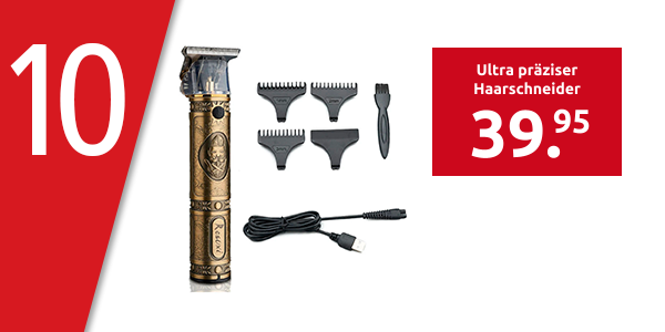 Ultra präziser Haarschneider, goldfarben