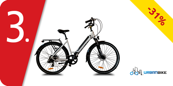 UrbanBike Elektrovelo «Sydney», weiss