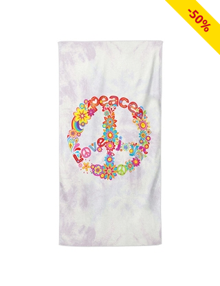 Strandtuch «Peace», 90 x 170 cm