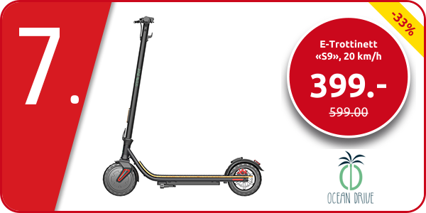 Ocean Drive E-Trottinett «S9», 20 km/h
