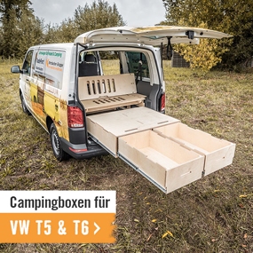 Sortiment Campingboxen VW