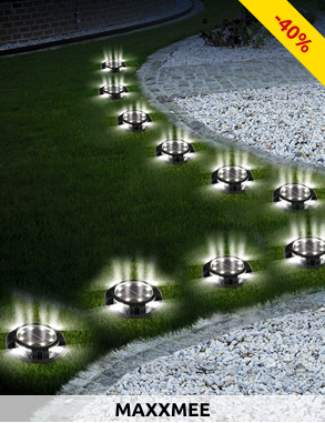 Solar-Bodenleuchtenset «Crépuscule», 4 Stück
