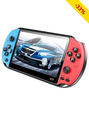 Tragbare Konsole, 3'000 Spiele der 90er und 2000er Jahre in Farbe