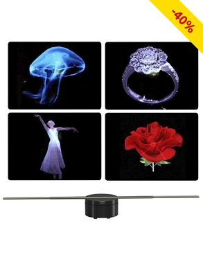 Rotierender Projektor «3D Hologram Display»