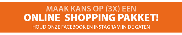 Maak kans op een ONLINE SHOPPING PAKKET