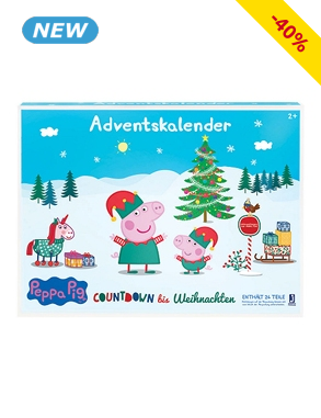Adventskalender «Peppa Pig», 24 Spielfiguren