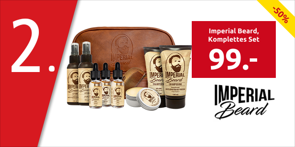 Imperial Beard Komplettes Set mit Aufbewahrungsbeutel, 10-teilig