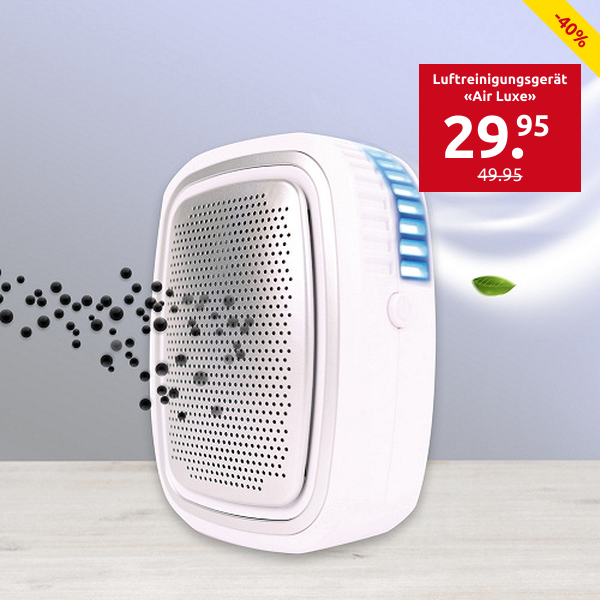 Sartlyf Luftreinigungsgerät «Air Luxe» mit UV-Lampe