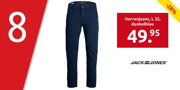 JACK & JONES Herrenjeans, L 32, dunkelblau
