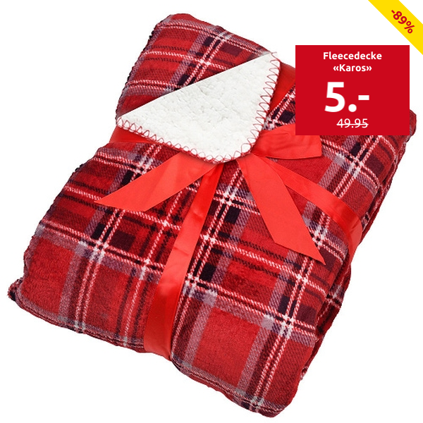 Fleecedecke «Karos», 150 x 200 cm