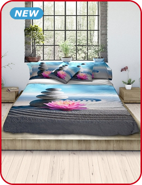 Duvetbezug «Lotus», 160 x 210 cm