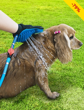 Waschhandschuh für Haustiere