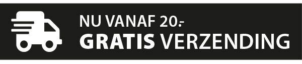 Nu gratis verzending vanaf €20