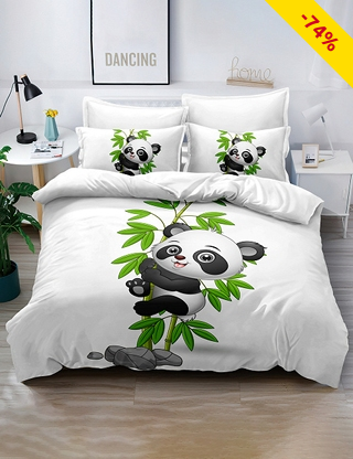 Garnitur «Panda» 160 x 210 cm + 65 x 100 cm