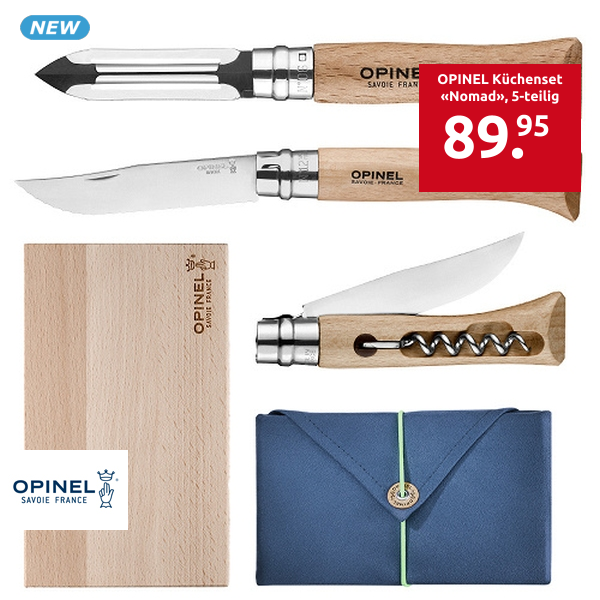 OPINEL Küchenset «Nomad», 5-teilig