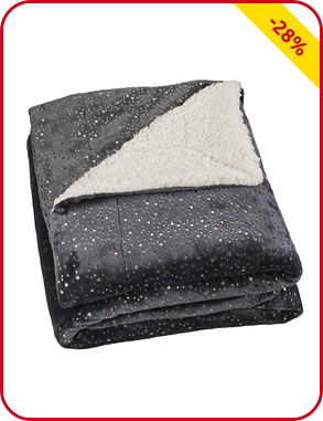 Fleecedecke «Shiny», ultra weich, 150 x 200 cm