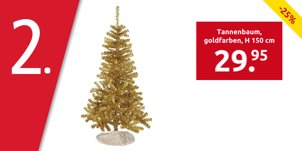 Tannenbaum, goldfarben, H 150 cm