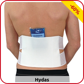 Kontur-Rückenstützgürtel für Kalt/Heiss-Therapie