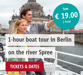 1-hour boat tour in Berlin on the river Spree
