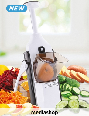 Livington Gemüsehobel «Turbo cut», klappbar, 43,7x15,7x10,8 cm