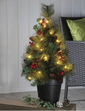 Tannenbaum im Topf, 35 LEDs