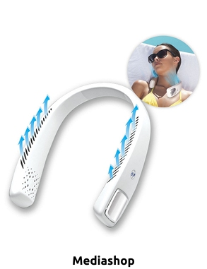 Tragbarer Nackenventilator «Cool 2 Go», Länge verstellbar 15 - 42 cm