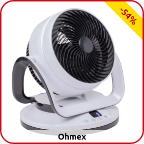 Ohmex Tischventilator mit automatischer Oszillation