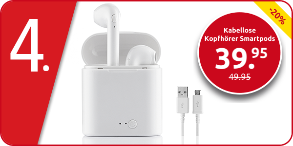 Kabellose Kopfhörer Smartpods