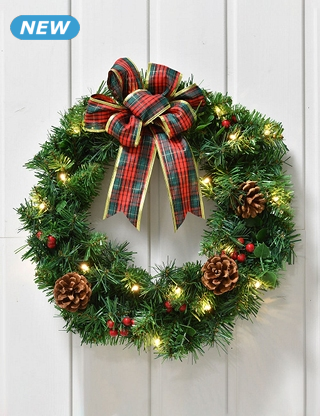 Kranz mit Schleife, Ø 40 cm