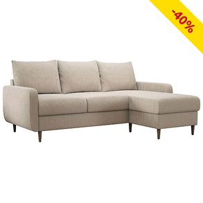 Ecksofa «Humble», B 198 cm, beige