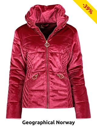 GEOGRAPHICAL NORWAY EXPEDITION Parka Damen-Parka «Aulimpi», rot