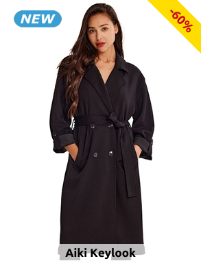 Mantel «Aria», schwarz