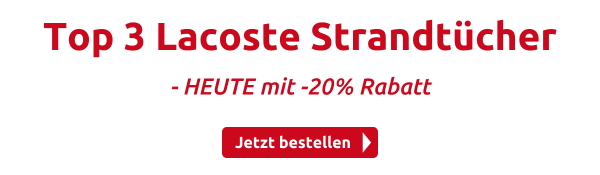 Top 3 Lacoste Strandtücher